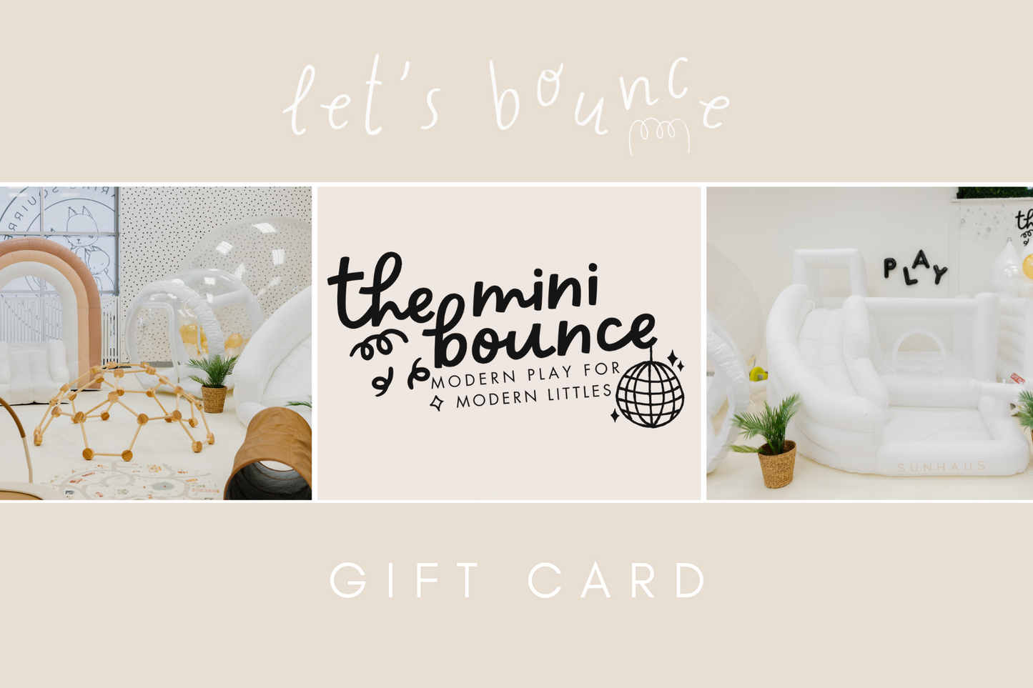 MINI BOUNCE GIFT CARD