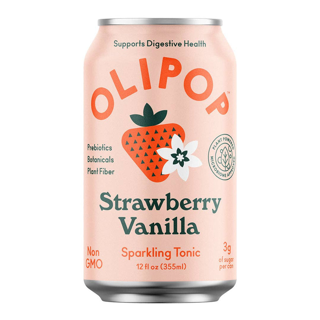 OLIPOP: Strawberry Vanilla Sparkling Tonic
