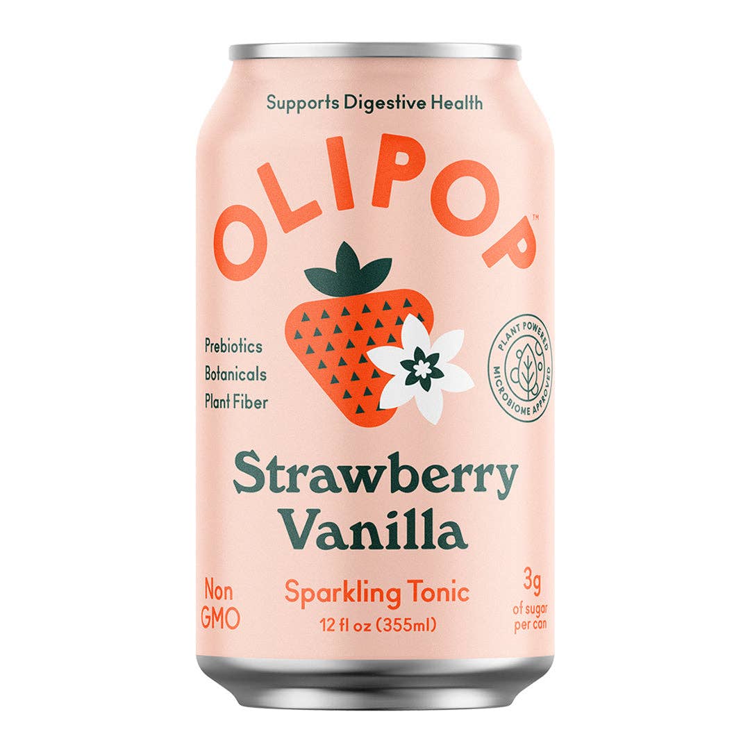 OLIPOP: Strawberry Vanilla Sparkling Tonic