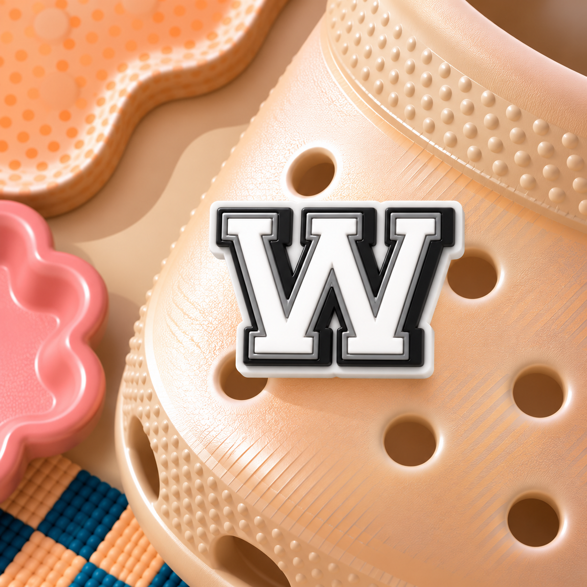 CROC Charm - Varsity Letter W
