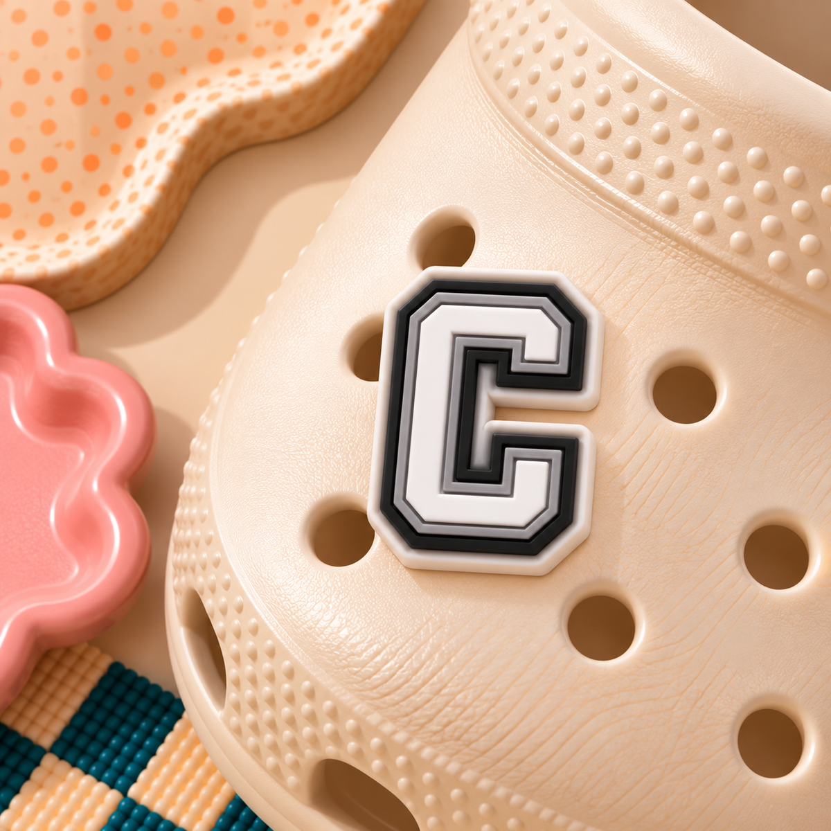 CROC Charm - Varsity Letter C