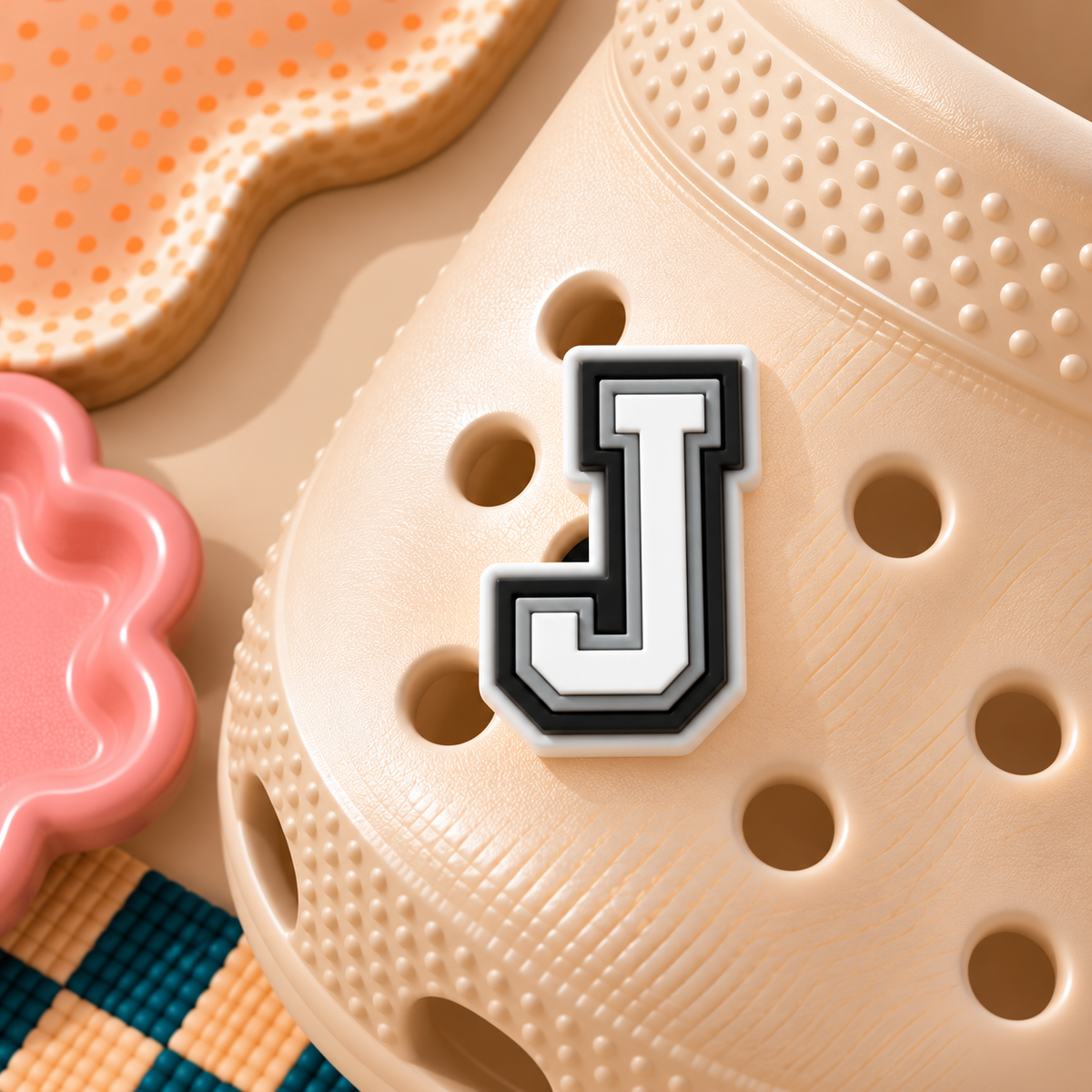 CROC Charm - Varsity Letter J