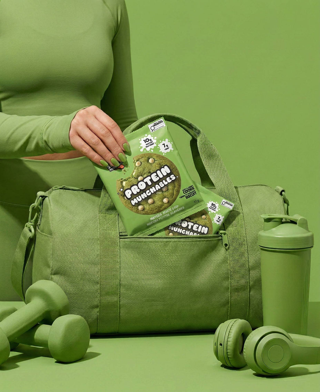 Protein Munchables - Matcha White Chip Cookie