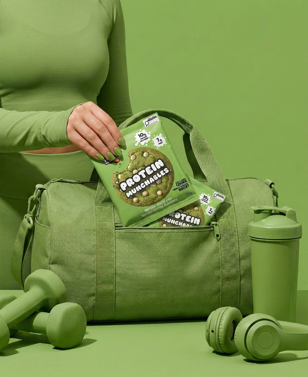 Protein Munchables - Matcha White Chip Cookie