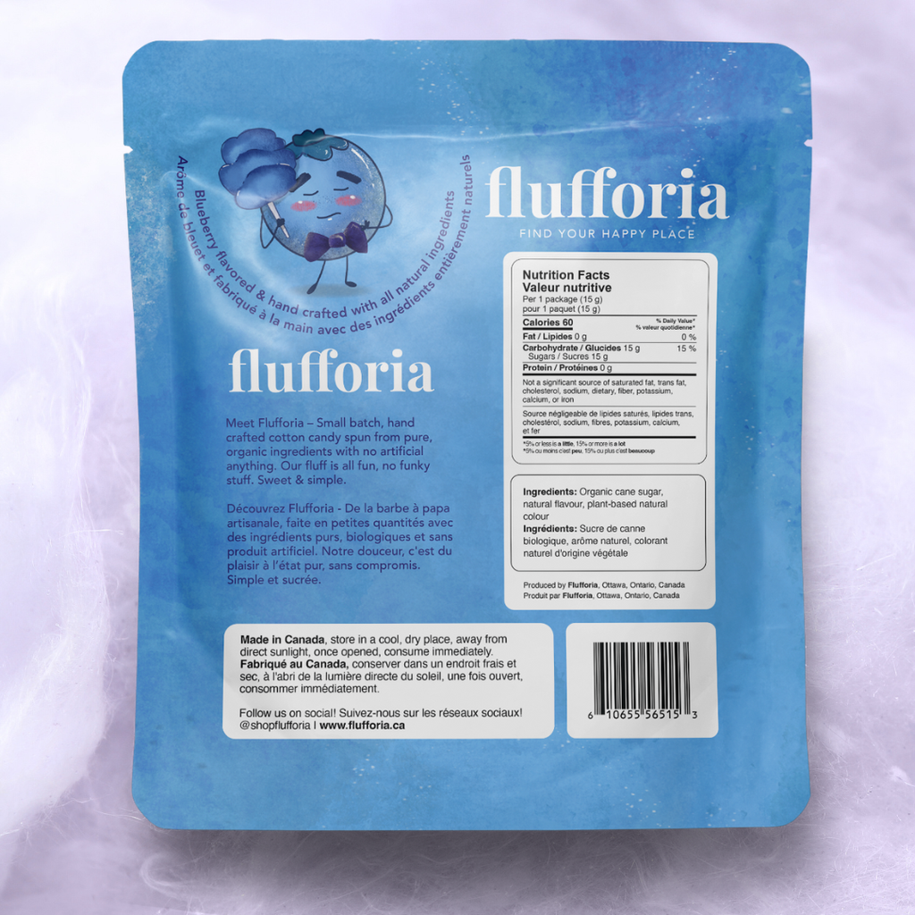 FLUFFORIA: Bluebeary Organic Cotton Candy
