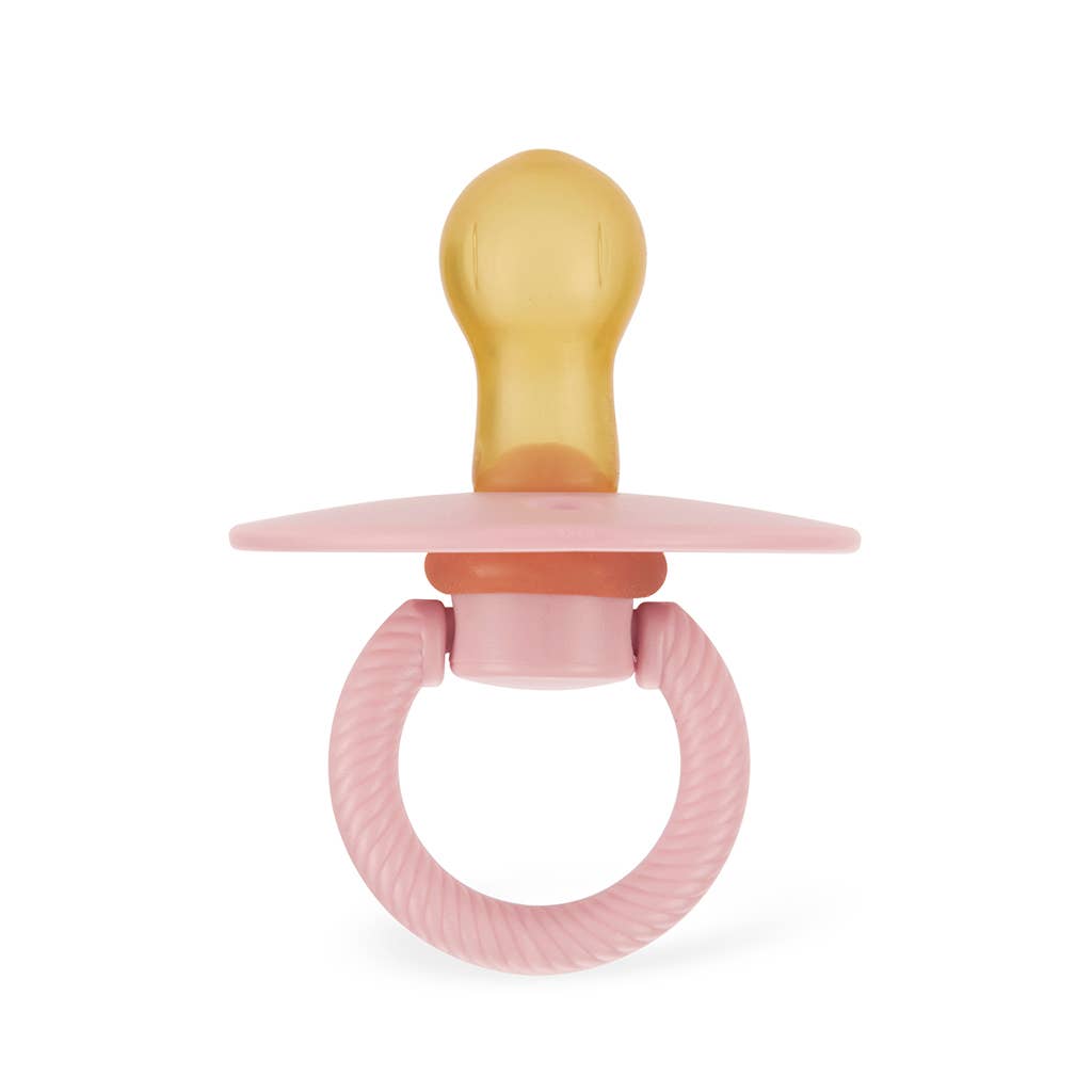 Itzy Soother™ Natural Rubber Paci Sets: Blossom + Rosewood 6-18 M