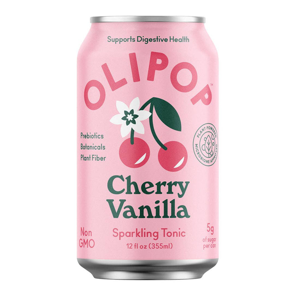 OLIPOP: Cherry Vanilla Sparkling Tonic