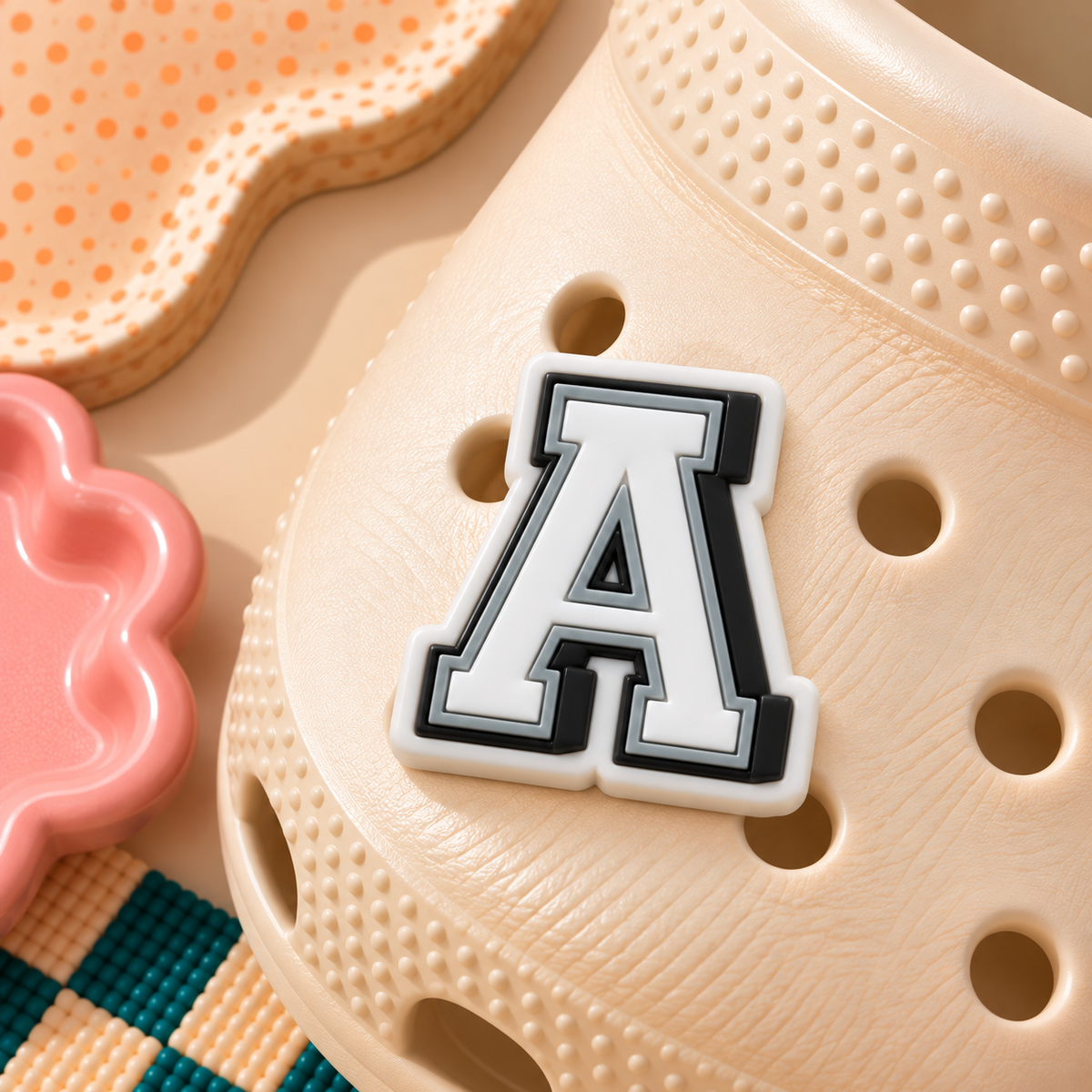 CROC Charm - Varsity Letter A