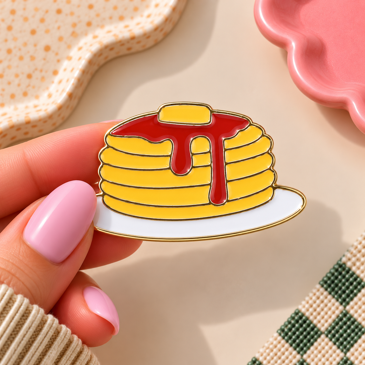 Enamel Pin - Pancake Stack