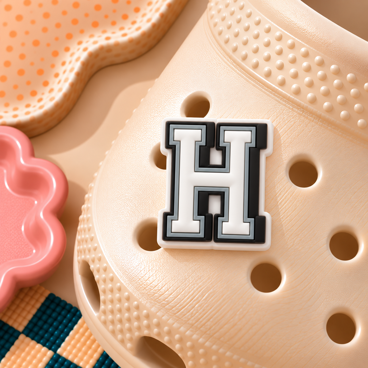 CROC Charm - Varsity Letter H