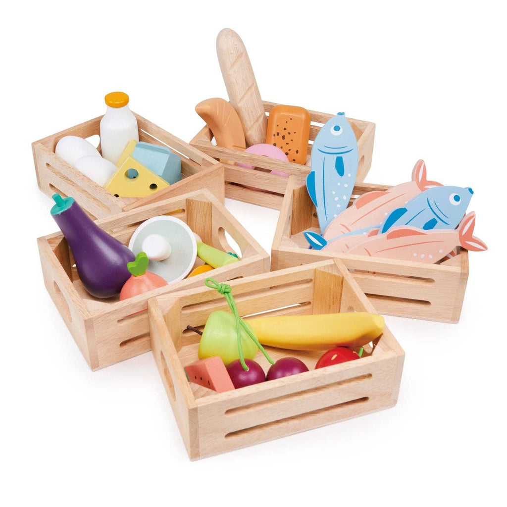Wooden Veggie Market Crate