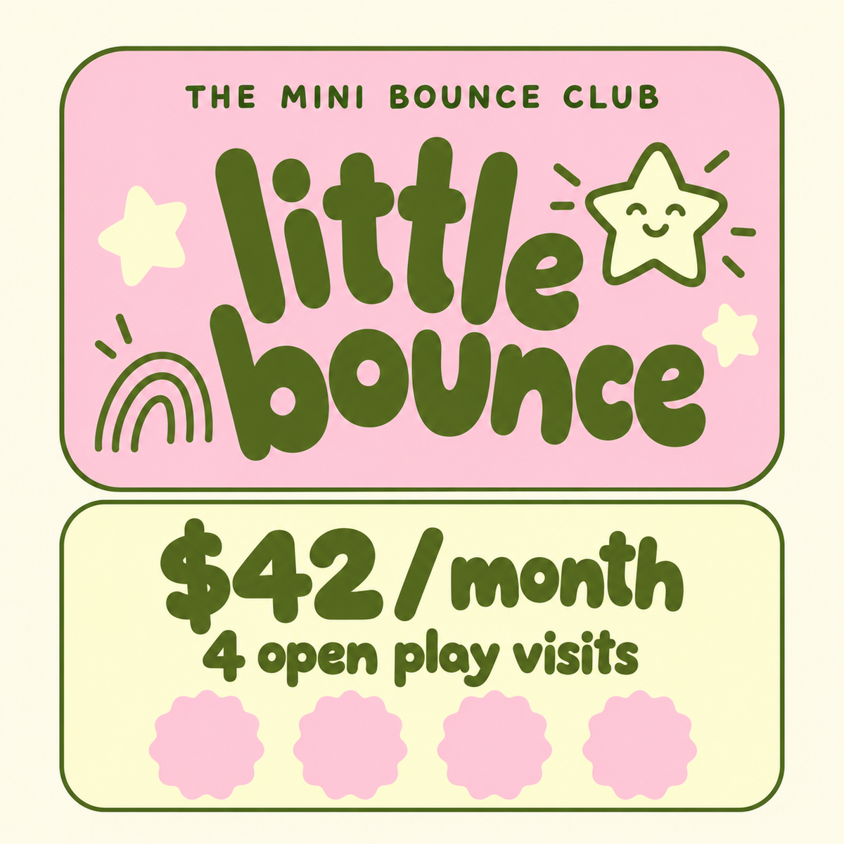 LITTLE BOUNCE MEMBERSHIP