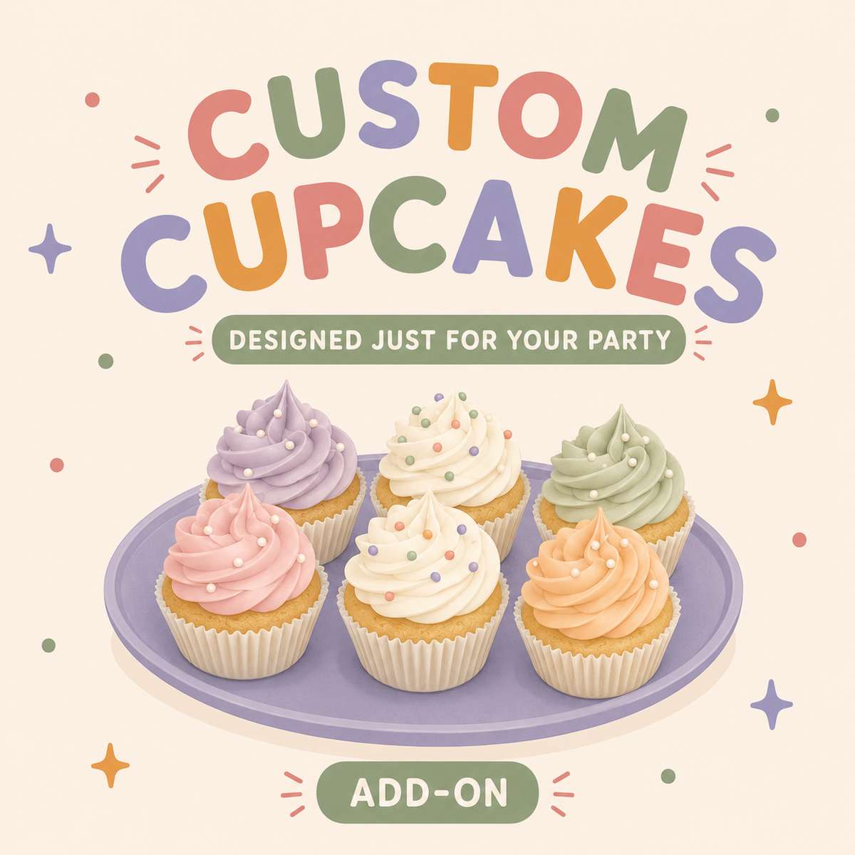 Custom Themed Cupcakes DEPOSIT