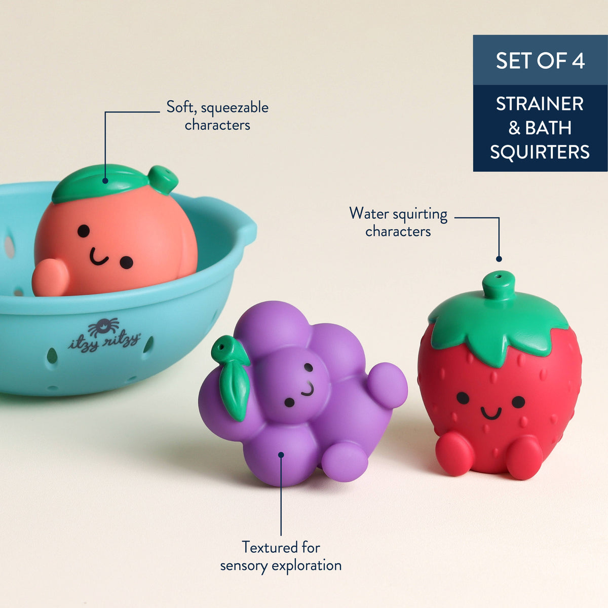 Itzy Splash Pals™ - Fruit Bath + Water Toy