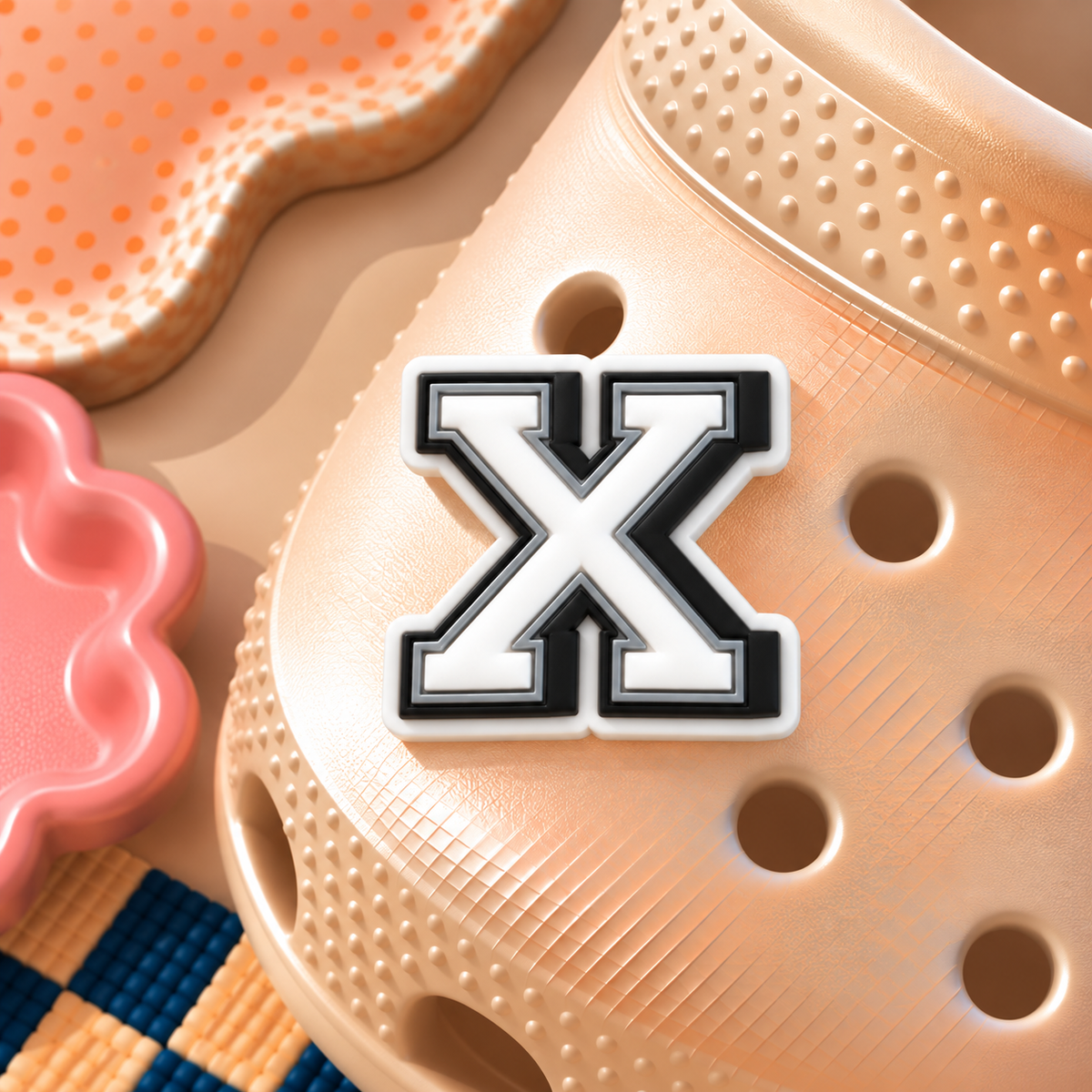 CROC Charm - Varsity Letter X