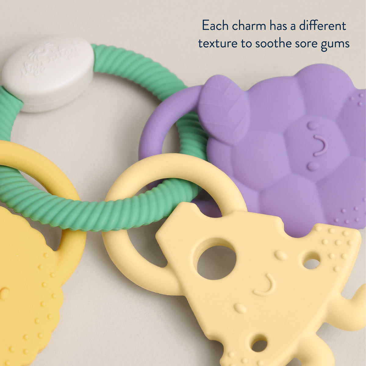 Itzy Trio™ Multi-textured Silicone Teether Charcuterie