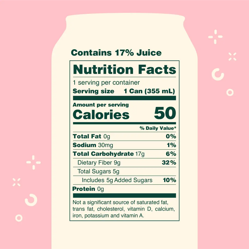 OLIPOP: Prebiotic Soda, Peaches & Cream