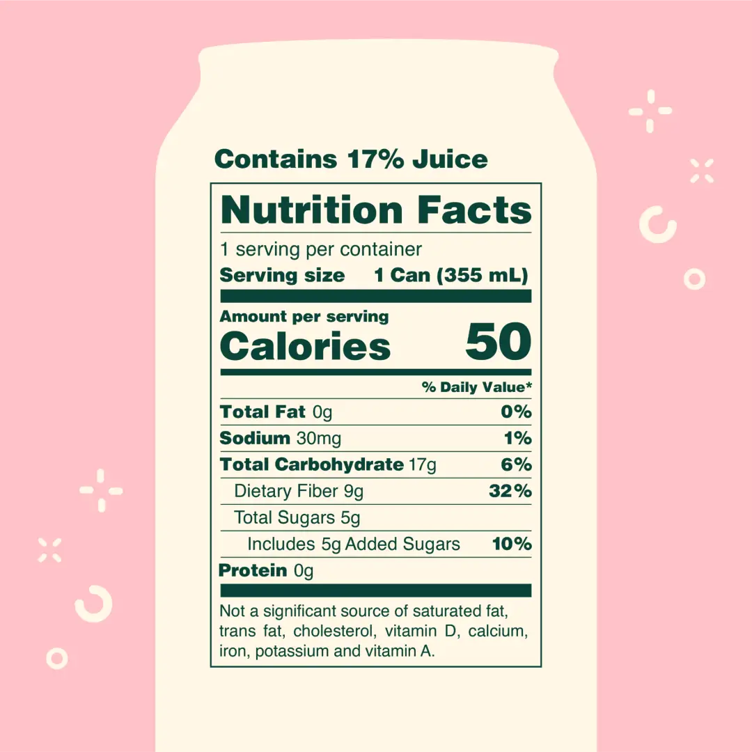OLIPOP: Prebiotic Soda, Peaches & Cream