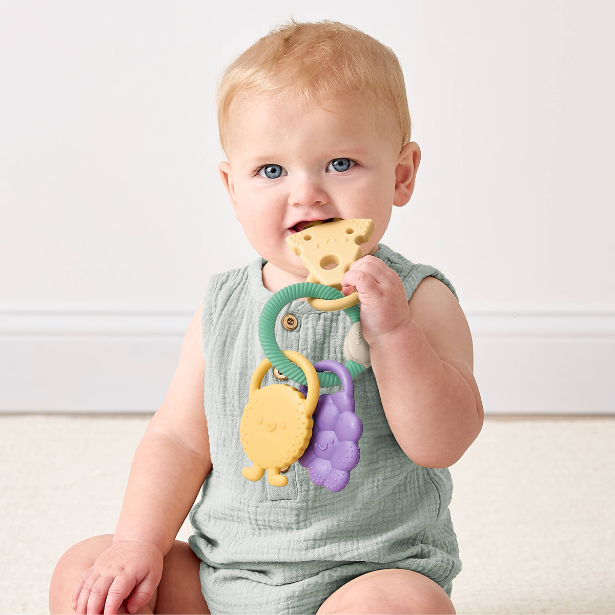 Itzy Trio™ Multi-textured Silicone Teether Charcuterie