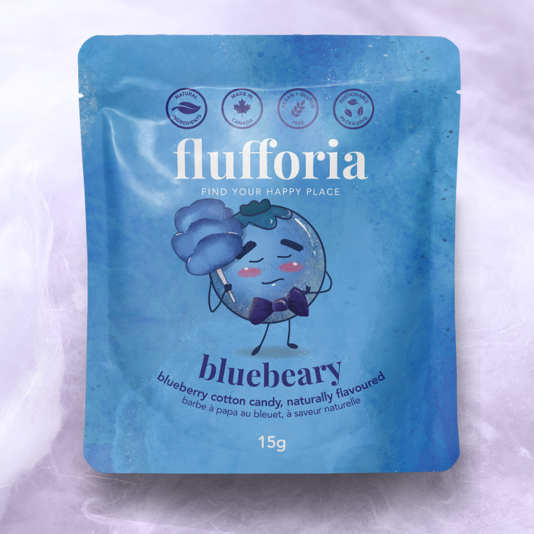 FLUFFORIA: Bluebeary Organic Cotton Candy