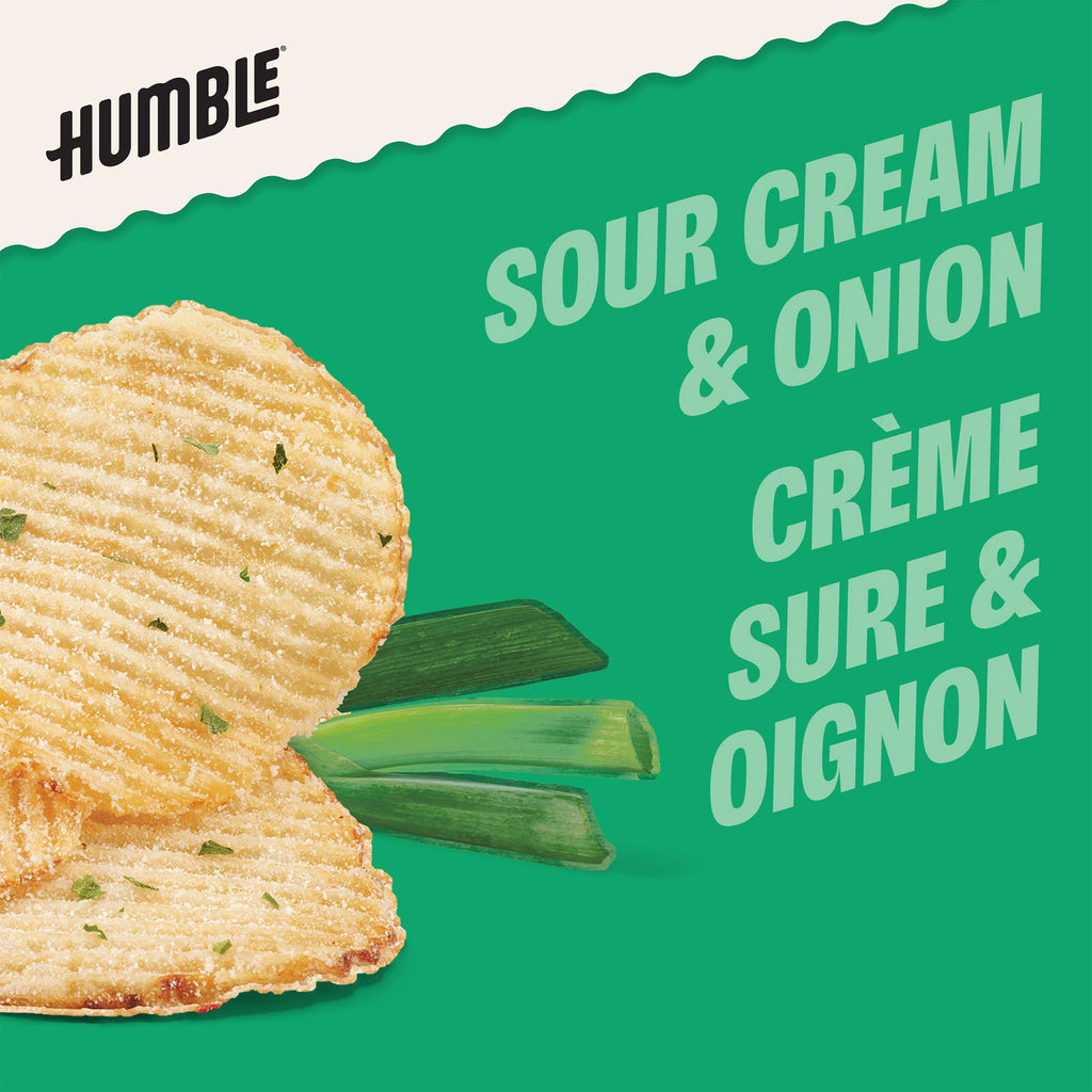 Rumbles Sour Cream & Onion Organic Potato Chips