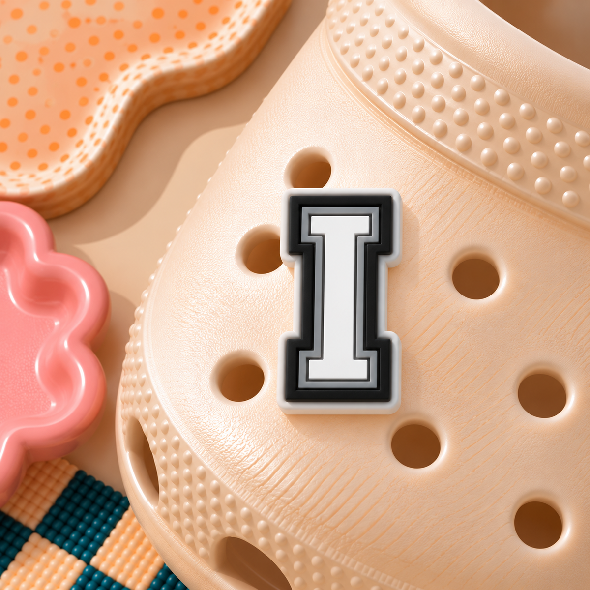 CROC Charm - Varsity Letter I