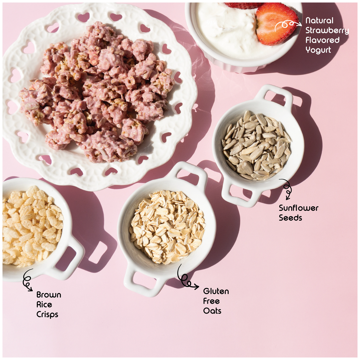 Strawberry Splash - Yogurt Cluster