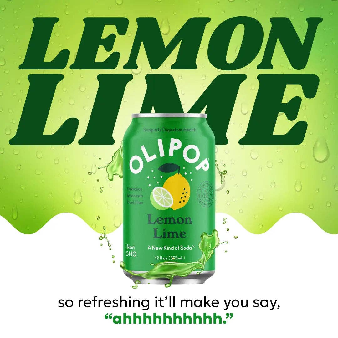 OLIPOP: Lemon Lime Sparkling Tonic