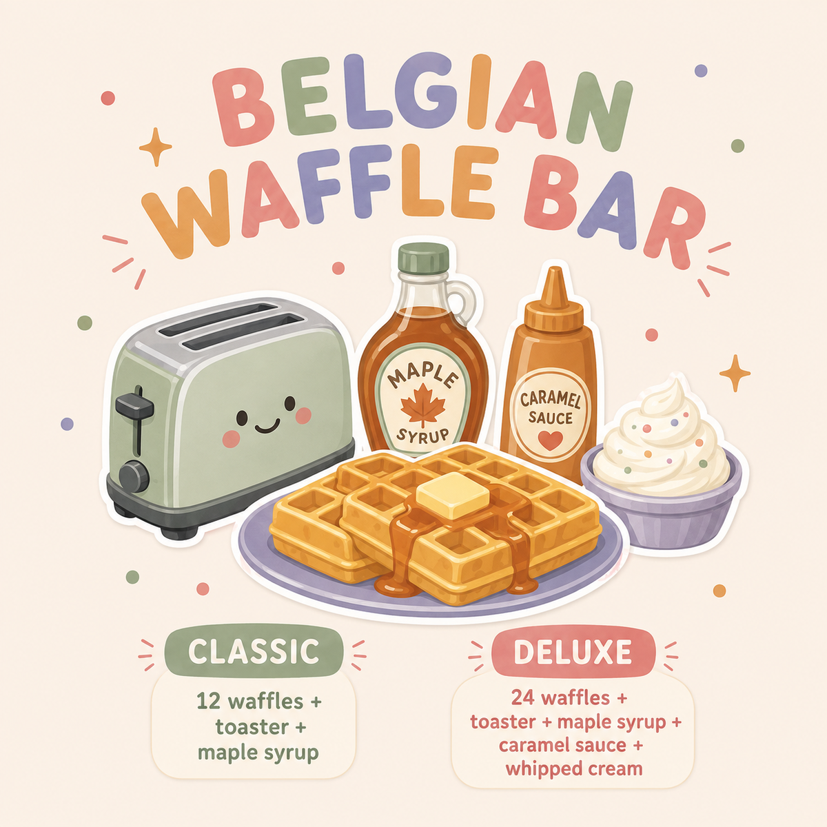 Belgian Waffle Bar