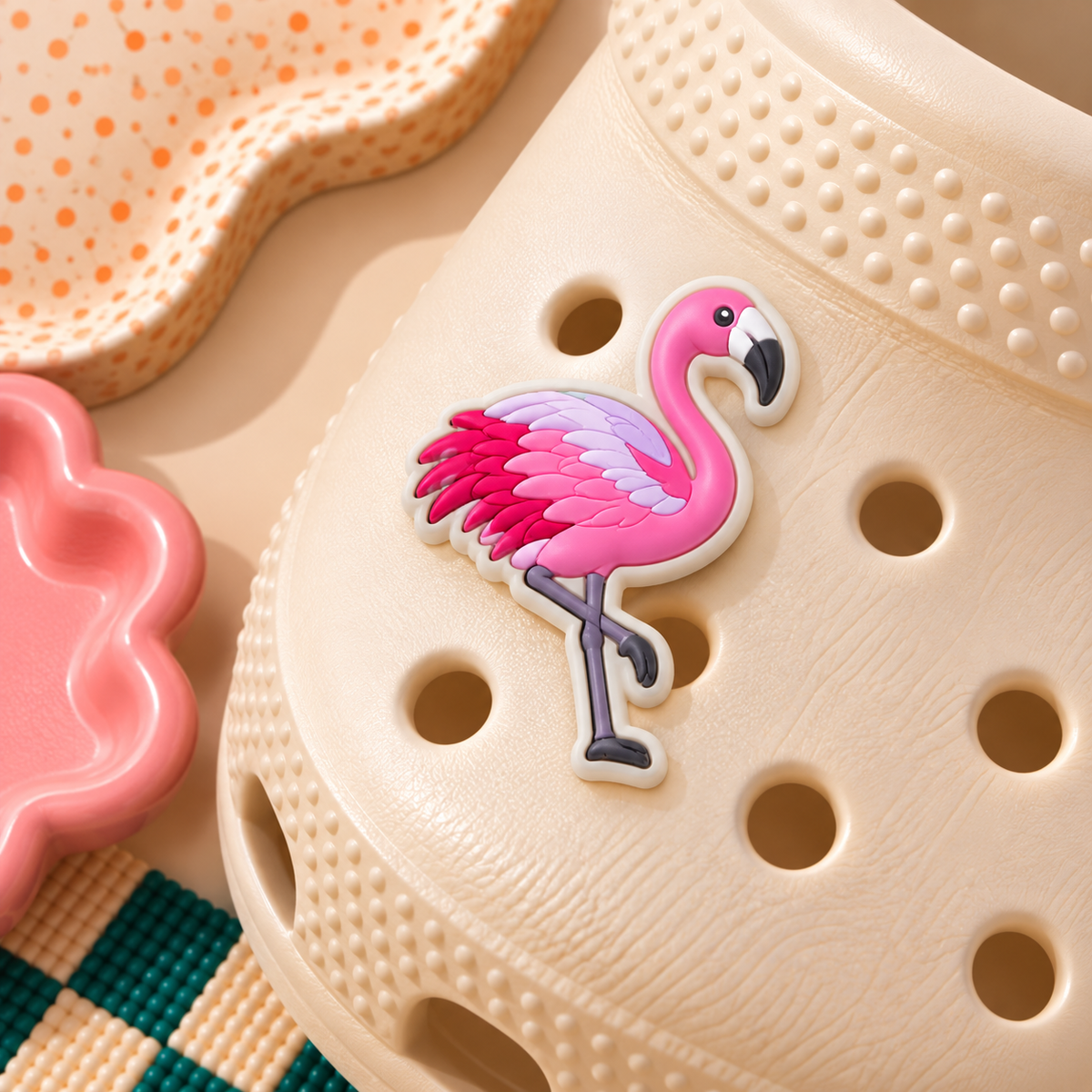 CROC Charm - Flamingo