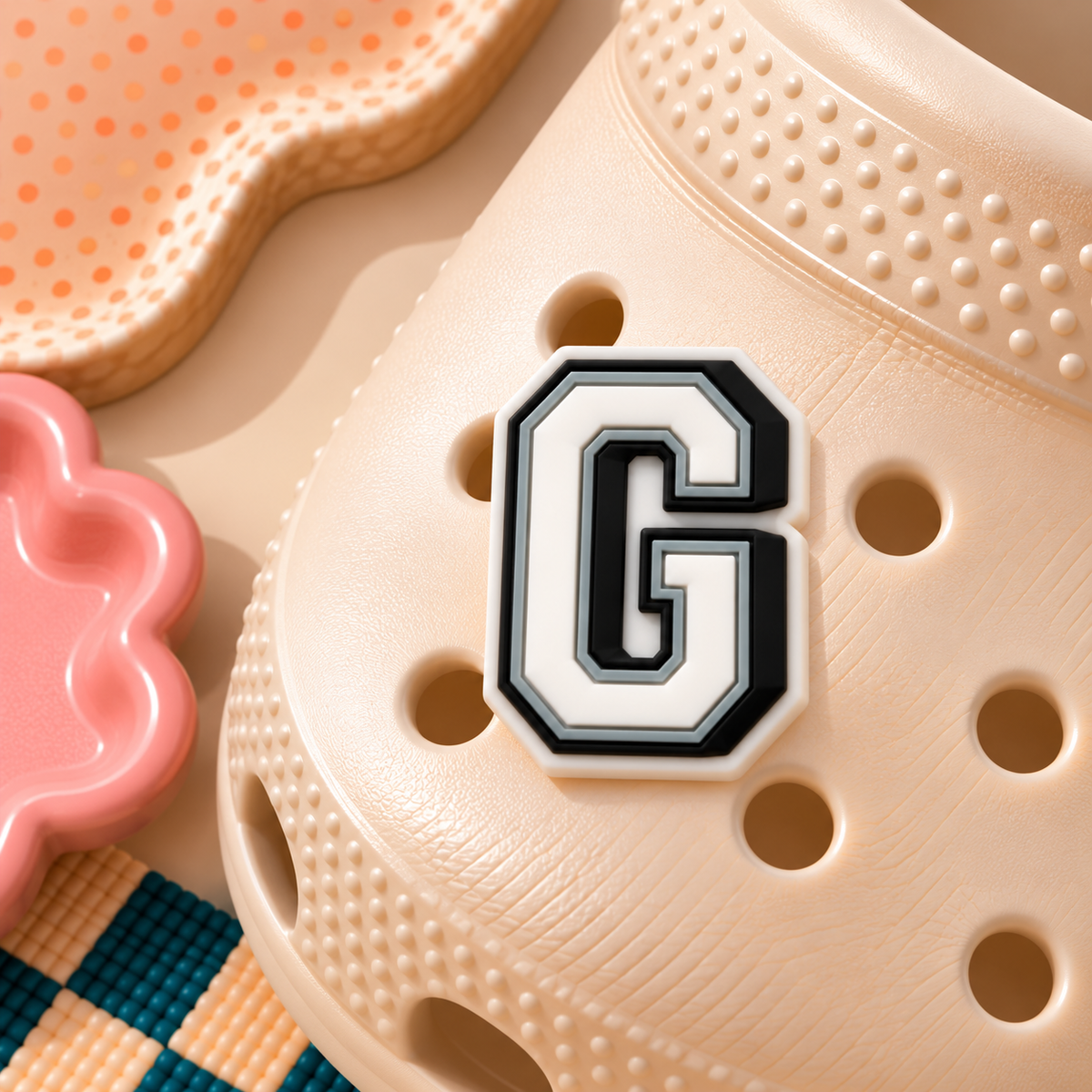 CROC Charm - Varsity Letter G