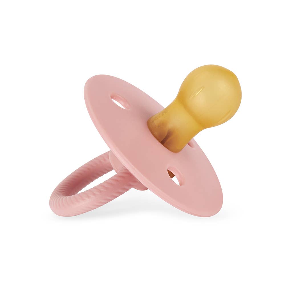 Itzy Soother™ Natural Rubber Paci Sets: Blossom + Rosewood 6-18 M