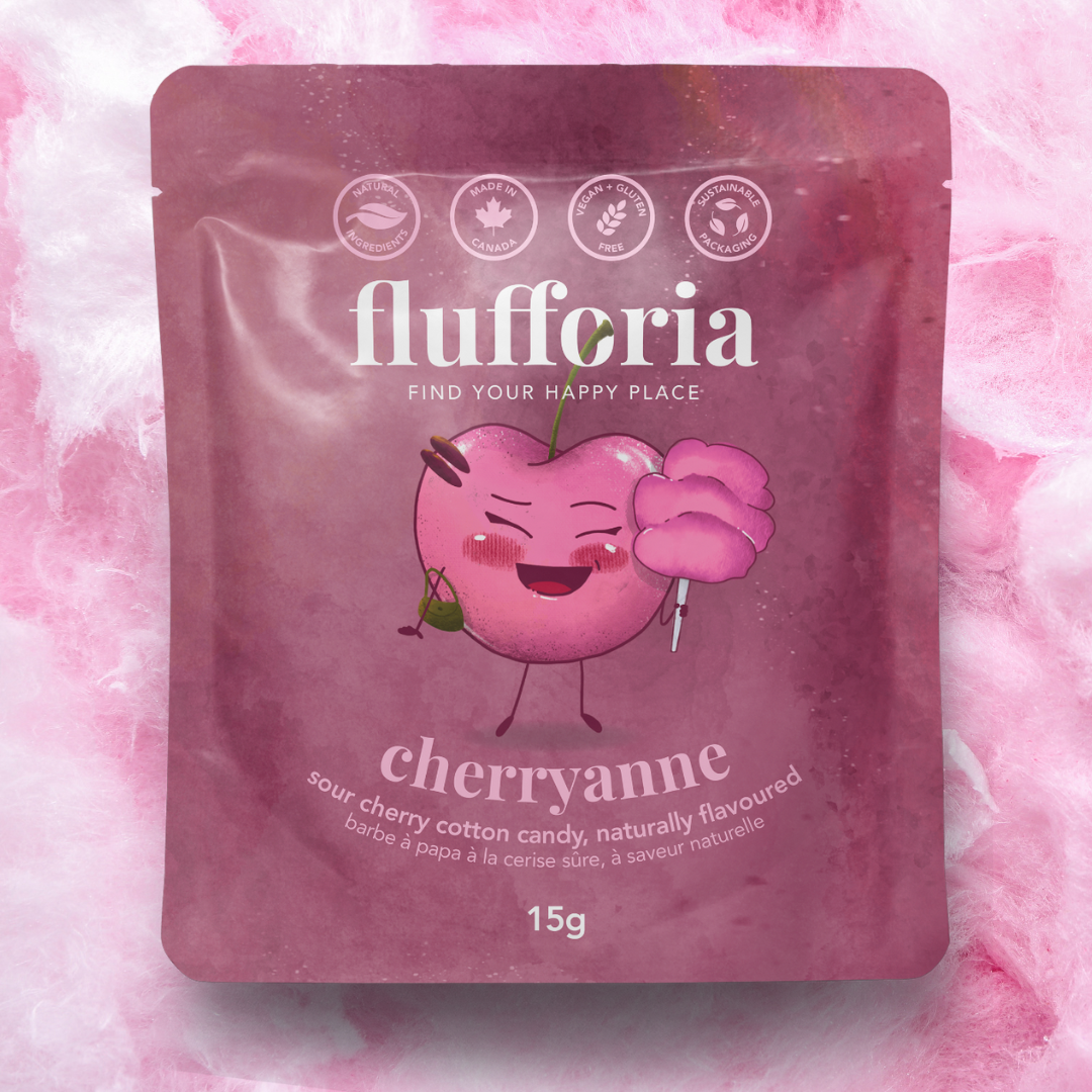 FLUFFORIA: Cherryanne Organic Cotton Candy