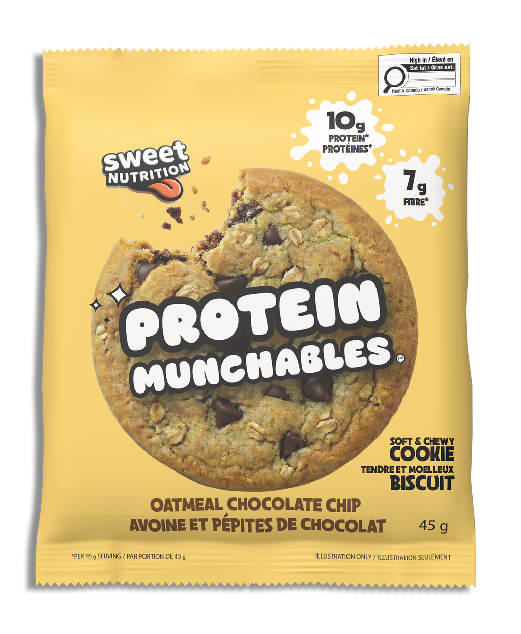 Protein Munchables - Oatmeal Chocolate Chip Cookie