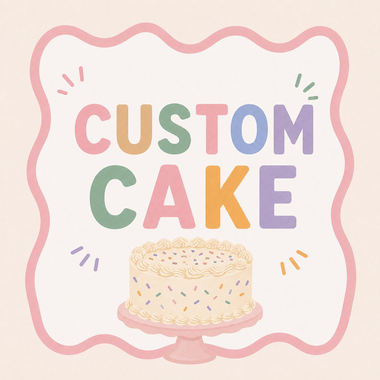 Custom Themed Cake DEPOSIT