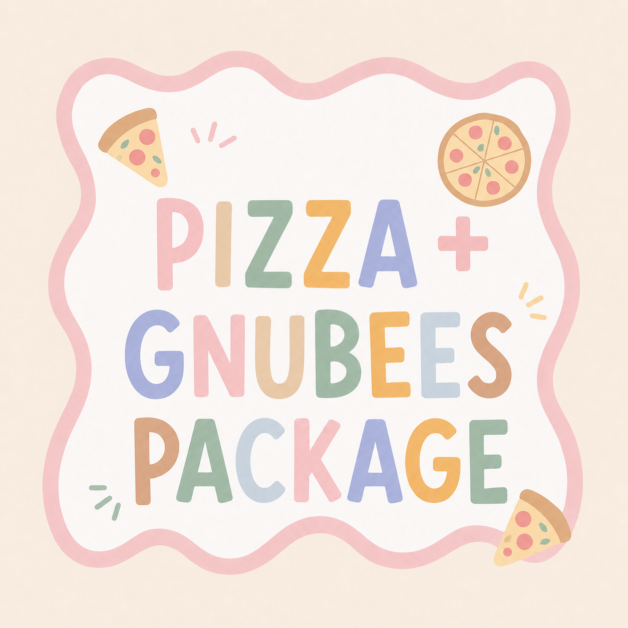 Party Pizza + Gnubees