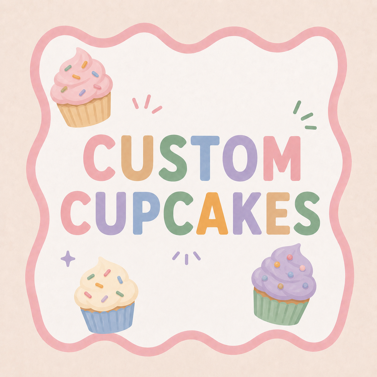 Custom Themed Cupcakes DEPOSIT