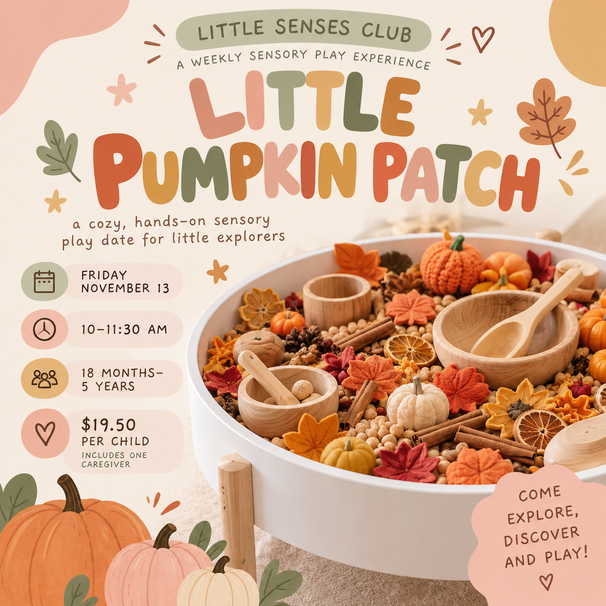 LITTLE SENSES CLUB: PUMPKIN PATCH