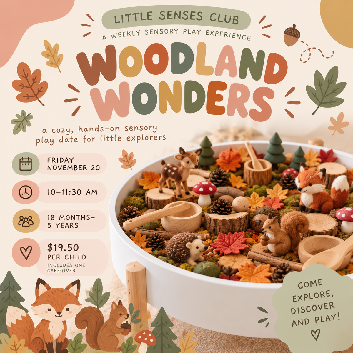 LITTLE SENSES CLUB: WOODLAND WONDERS
