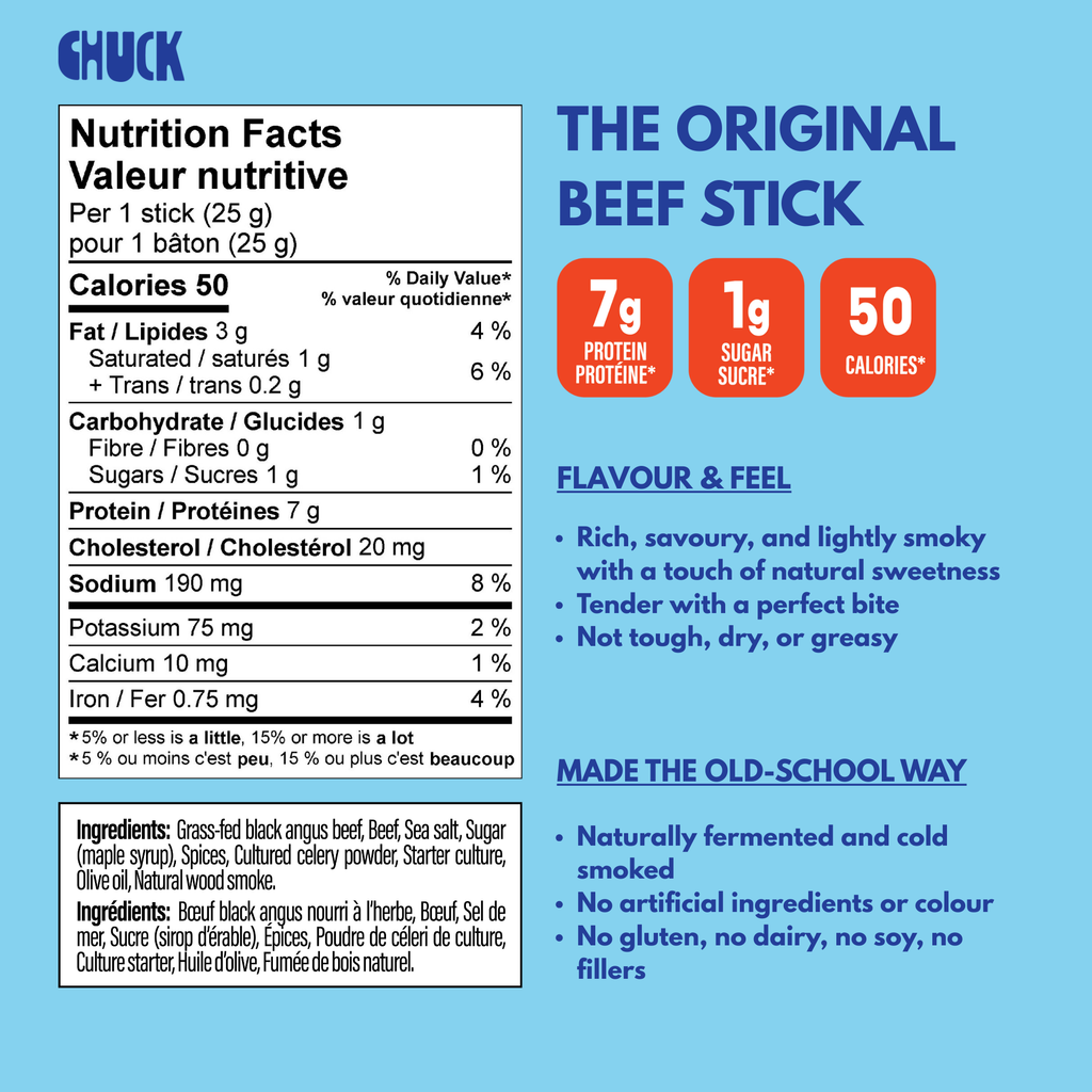 CHUCK: The Original Beef Stick - Single Stick