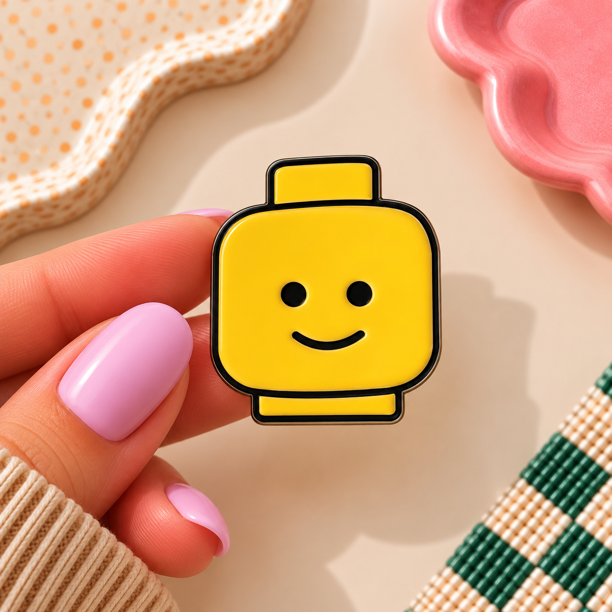 Enamel Pin - Lego Head