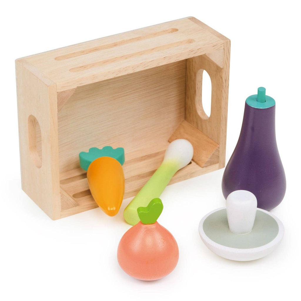 Wooden Veggie Market Crate