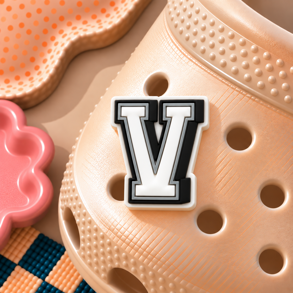 CROC Charm - Varsity Letter V