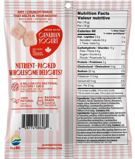 OHME! Strawberry Yogurt Crunch