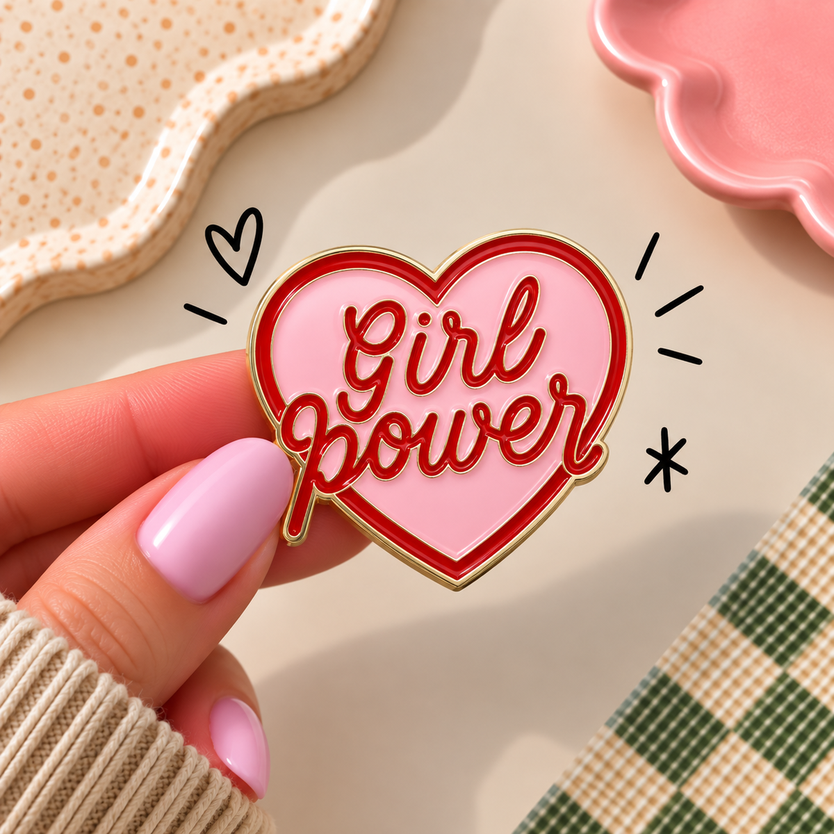 Enamel Pin - Girl Power
