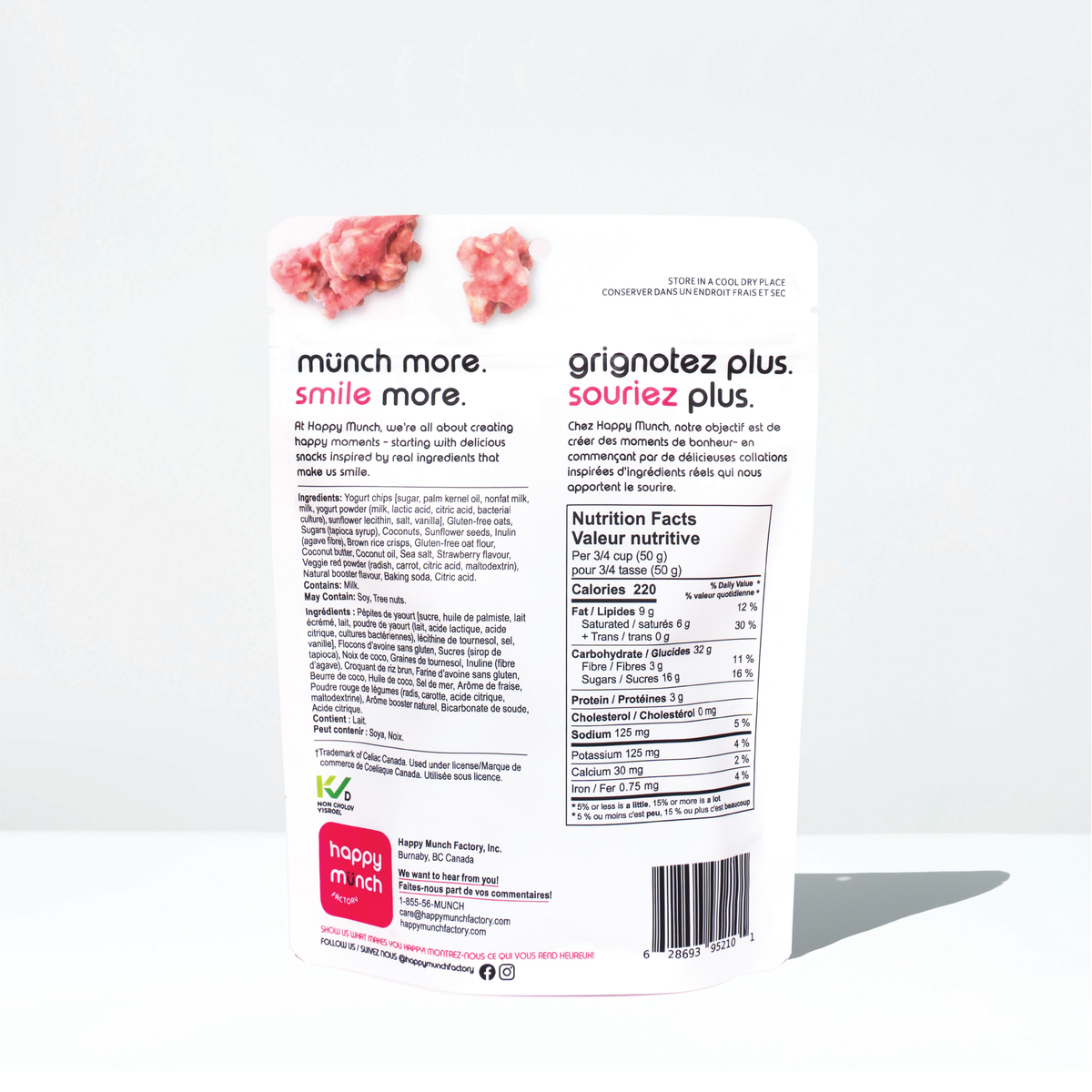 Strawberry Splash - Yogurt Cluster