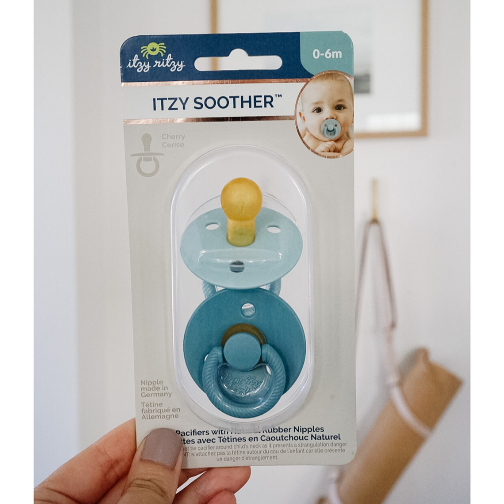 Itzy Soother™ Natural Rubber Paci Sets: Harbor + Coast 6-18 M