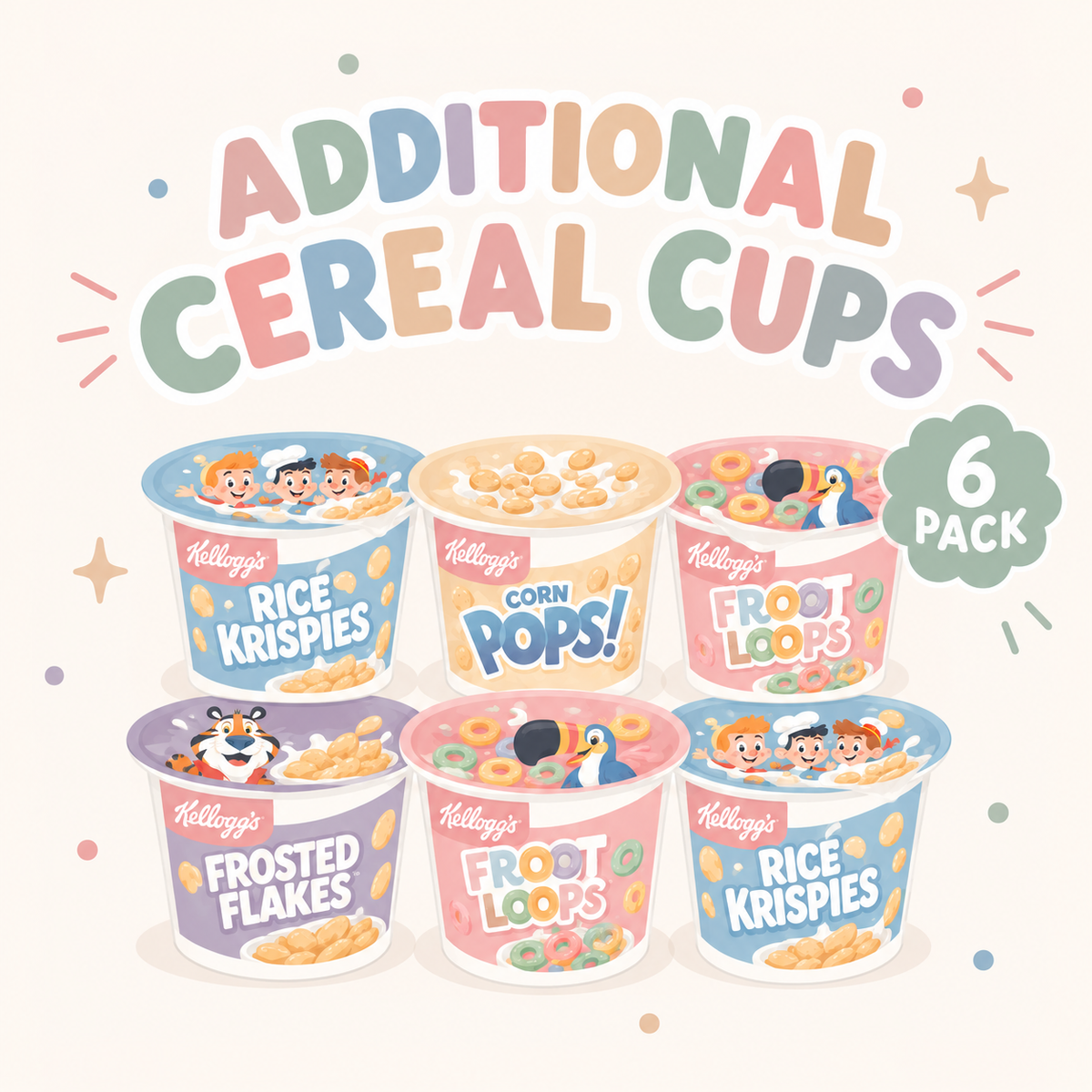 *ADDITIONAL* Mini Cereal Cups