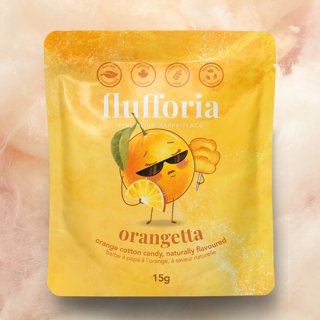 FLUFFORIA: Orangetta Organic Cotton Candy