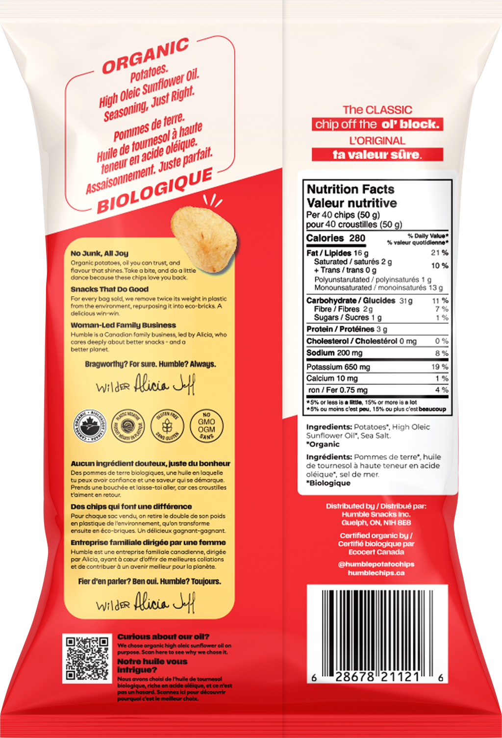 The Original Organic Potato Chips